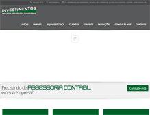 Tablet Screenshot of proinvestimentos.com.br